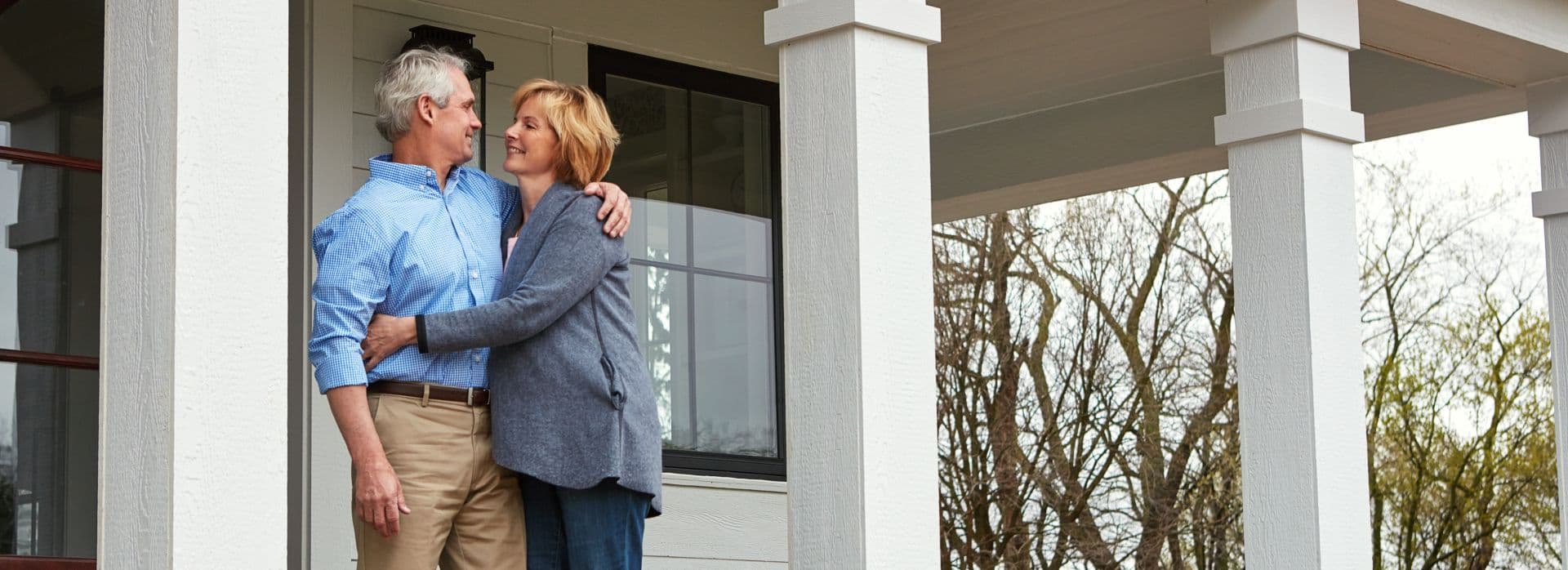 Couple On Front Porch