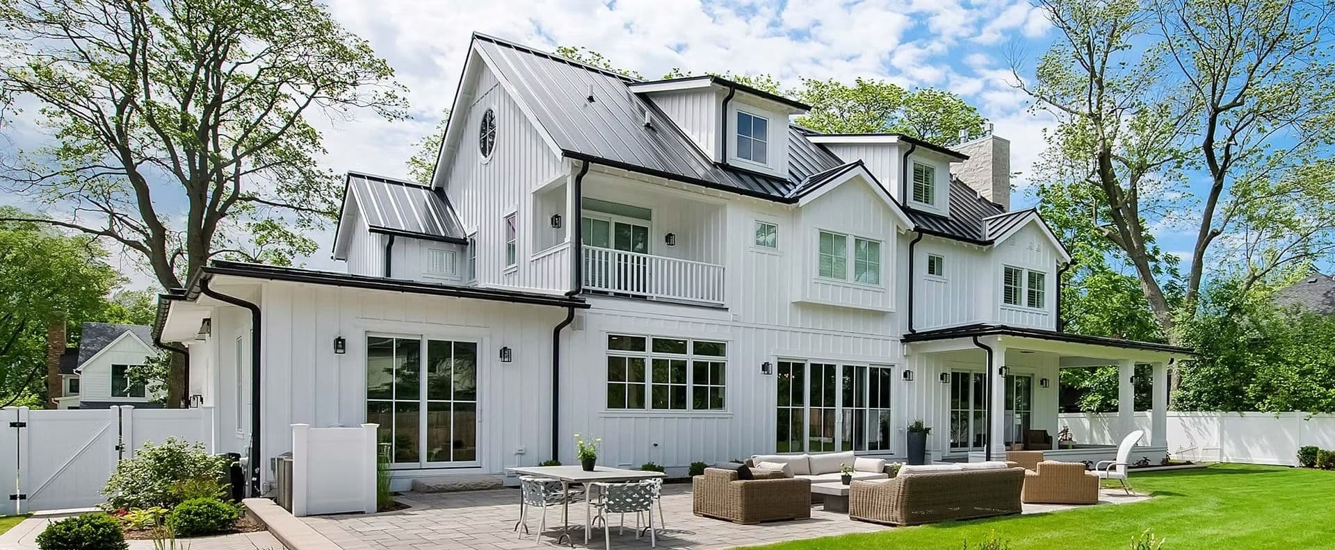 big white home