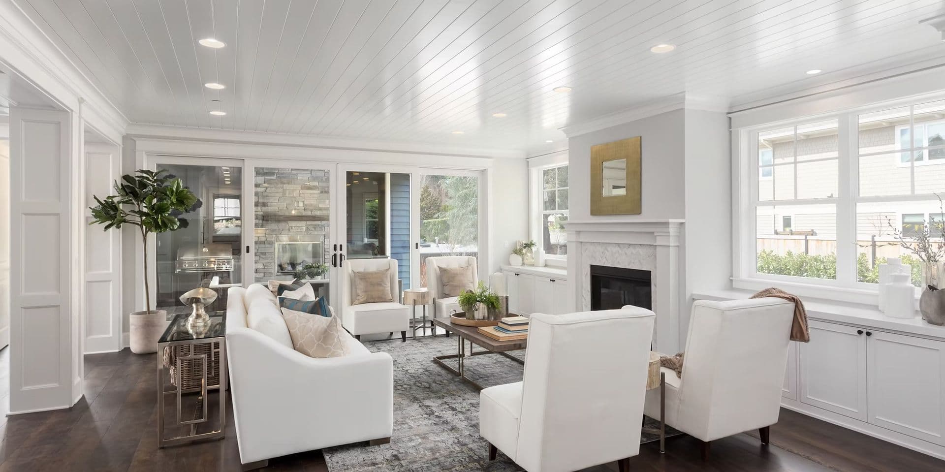 white living room Pembroke