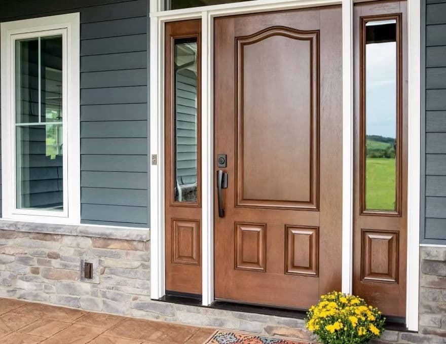 wood door